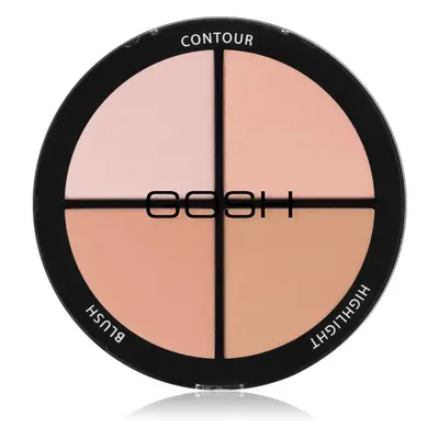 Gosh Contour'n Strobe kontúrozó és élénkítő paletta árnyalat 001 Light 15 g