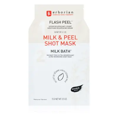 Erborian Milk & Peel kisimító gézmaszk tápláló hatással 15 ml