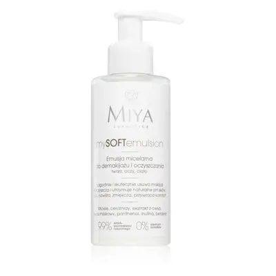 MIYA Cosmetics mySOFTemulsion tisztító micellás emulzió 140 ml