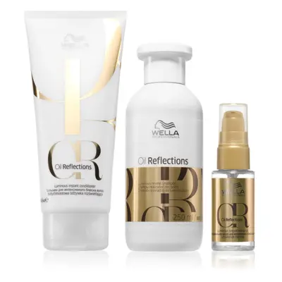 Wella Professionals Oil Reflections Set takarékos kiszerelés a fénylő és selymes hajért 3 db