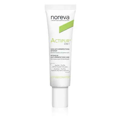 Noreva Actipur 3-in-1 Anti-Blemish Care arcápolás a pattanásos bőr hibáira 30 ml