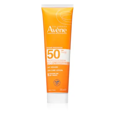 Avène Sun Care Lotion 100% Invisible vízálló napozótej SPF 50 100 ml