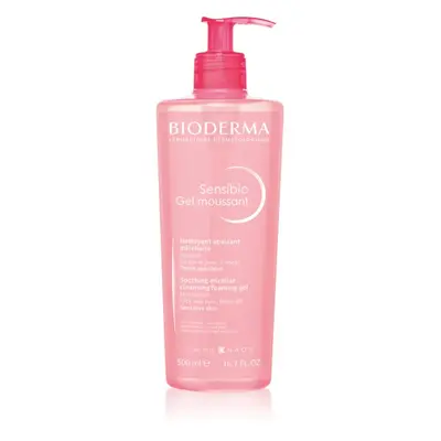 Bioderma Sensibio Gel Moussant gyengéd nyugtató tisztító és arclemosó gél 500 ml