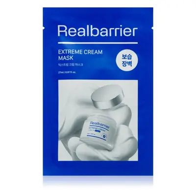 Real Barrier Extreme Cream Mask nyugtató hatású gézmaszk a bőr intenzív hidratálásához 27 ml