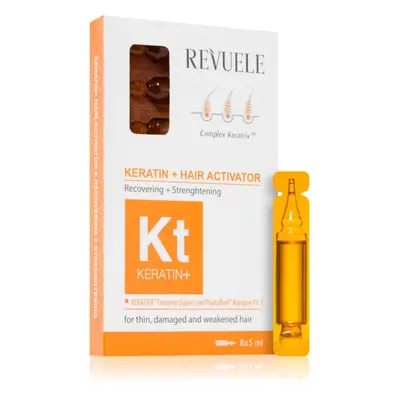 Revuele Keratin+ ampulla gyenge, károsult hajra 8x5 ml