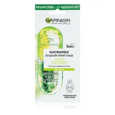 Garnier Skin Naturals Ampoule Sheet Mask arcmaszk tisztító és frissítő hatással 15 g