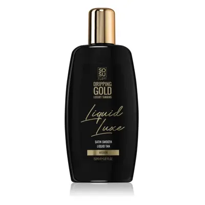 Dripping Gold Luxury Tanning Liquid Luxe önbarnító víz testre Medium 150 ml