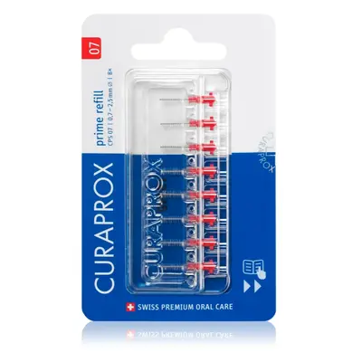 Curaprox Prime Refill tartalék fogköztisztító kefe CPS 07 0,7 - 2,5 mm 8 db