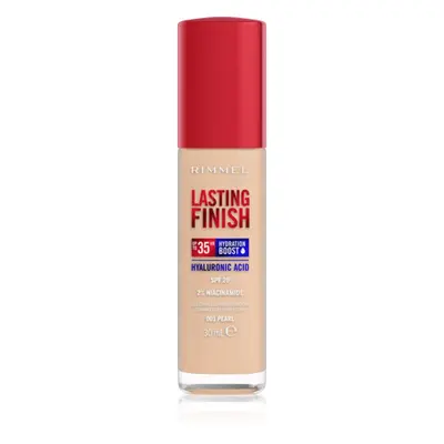 Rimmel Lasting Finish 35H Hydration Boost hidratáló alapozó SPF 20 árnyalat 001 Pearl 30 ml