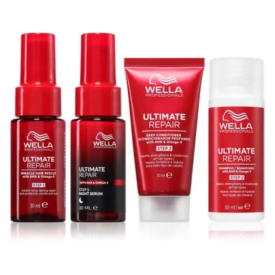 Wella Professionals Ultimate Repair Travel Set utazó csomag a károsult hajra