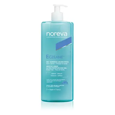 Noreva Eczeane Gentle Liquid Ultra-Moisturizing Gel tusfürdő gél arcra és testre 1000 ml