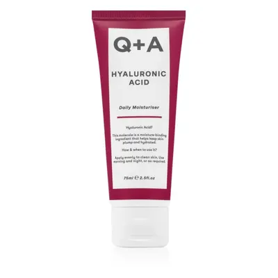 Q+A Hyaluronic Acid hidratáló arckrém mindennapi használatra 75 ml