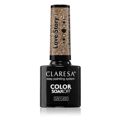 Claresa SoakOff UV/LED Color Love Story géles körömlakk árnyalat 1 5 g