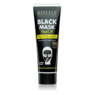 Revuele Black Mask Peel Off Pro-Colagen lehúzható maszk a feszes bőrért 80 ml