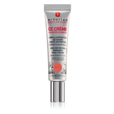 Erborian CC Crème Centella Asiatica Radiance arckrém bőrtökéletesítő SPF 25 kis csomagolás árnya