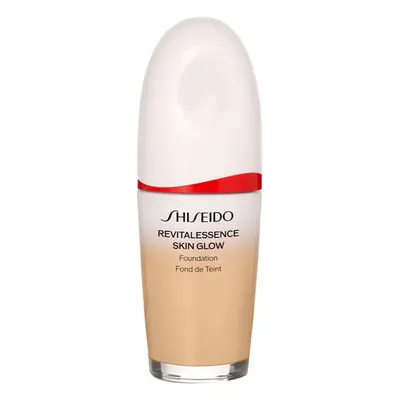 Shiseido Revitalessence Skin Glow Foundation könnyű alapozó világosító hatással SPF 30 árnyalat 