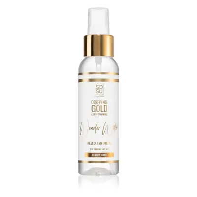 Dripping Gold Wonder Water Hello Tan önbarnító permet az arcra Medium - Dark 100 ml