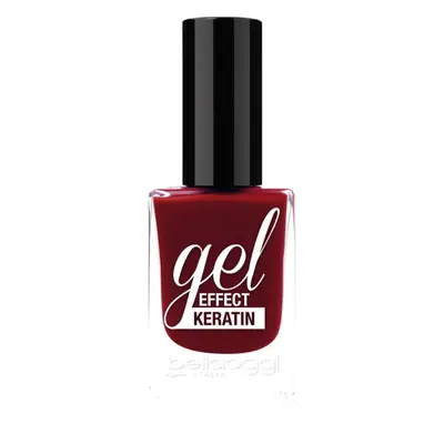 bellaoggi Gel Effect Keratin Nail Polish körömlakk árnyalat Bloody Mary 10 ml