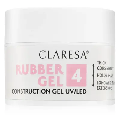 Claresa Rubber Gel Construction Gel UV/LED körömhosszabító gél lakk árnyalat 04 45 g