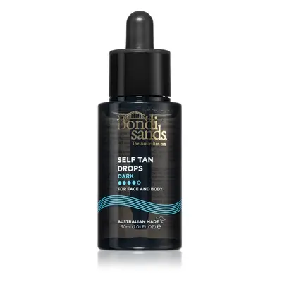 Bondi Sands Self Tan Drops önbarnító cseppek arcra és testre Dark 30 ml