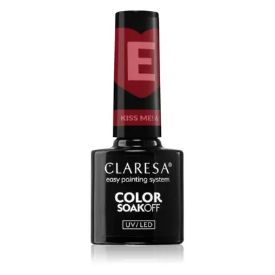 Claresa SoakOff UV/LED Color Kiss Me géles körömlakk árnyalat 6 5 g