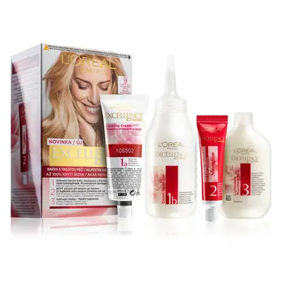 L’Oréal Paris Excellence Creme hajfesték árnyalat 9 Light Natural Blonde 1 db