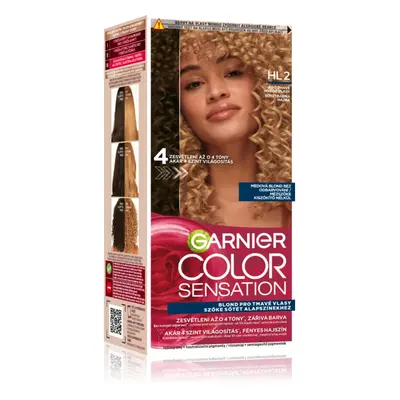 Garnier Color Sensation hajfesték árnyalat HL2 Dark Brown Hair 1 db