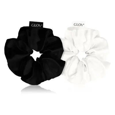 GLOV Satin Scrunchies S hajgumik Black/Beige 2 db