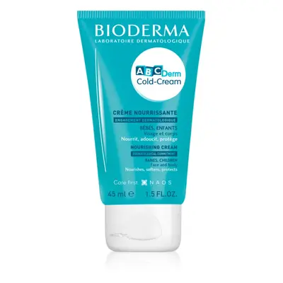 Bioderma ABC Derm Cold-Cream tápláló krém az arcra és a testre gyermekeknek születéstől kezdődőe