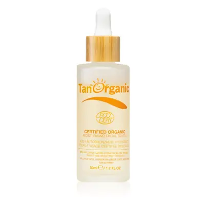 TanOrganic The Skincare Tan önbarnító olaj az arcra árnyalat Light Bronze 50 ml