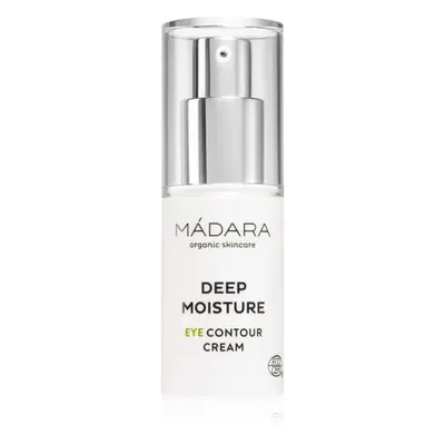 Mádara DEEP MOISTURE bőrélénkítő szemkrém duzzanatok és sötét karikák ellen 15 ml