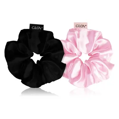 GLOV Satin Scrunchies S hajgumik Pink/Black 2 db