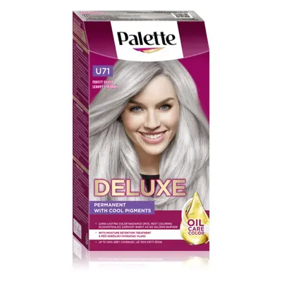 Schwarzkopf Palette Deluxe tartós hajfesték árnyalat U71 Frosty Silver 1 db