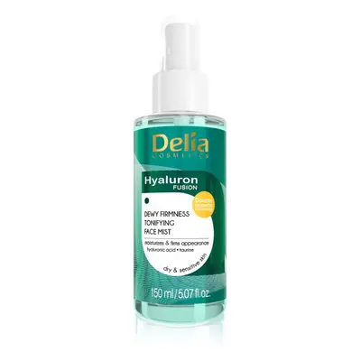 Delia Cosmetics Hyaluron Fusion bőr tonizáló permet feszesítő hatással 150 ml