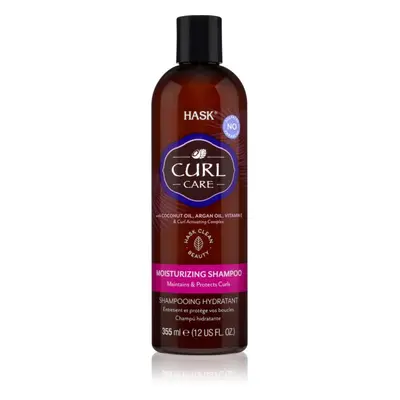 HASK Curl Care hidratáló sampon hullámos és göndör hajra 355 ml