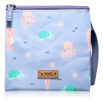 Saro Baby Sandwich Bag zacskó nassolnivaló Blue 17,5x17,5 cm 1 db