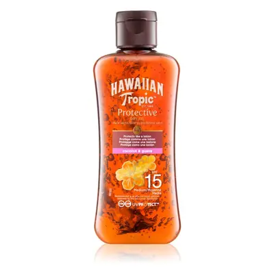 Hawaiian Tropic Protective Dry Oil Spray száraz olaj napozáshoz SPF 15 100 ml