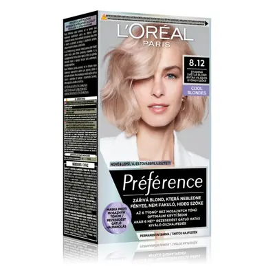 L’Oréal Paris Préférence hajfesték árnyalat 8.12 Light Ash Beige Blonde