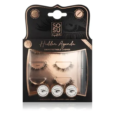 SOSU Cosmetics Hidden Agenda Undetectable Lashes szett a szempillákra