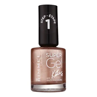 Rimmel Super Gel By Kate géles körömlakk UV/LED lámpa használata nélkül árnyalat 071 Gilty Pleas