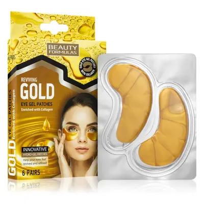 Beauty Formulas Gold hidrogél maszk a szem körül kollagénnel 6 db