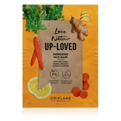 Oriflame Love Nature Up-Loved Upcycled Lemon & Organic Carrot & Ginger megújító maszk 10 ml