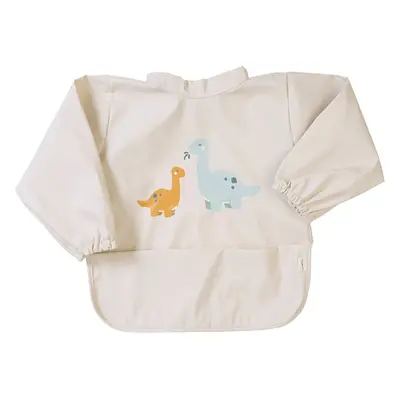 Saro Baby Waterproof Bib with Sleeves előke Sand 1 db