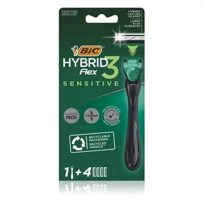 BIC FLEX3 Hybrid Sensitive borotva + cserepenge 4 db