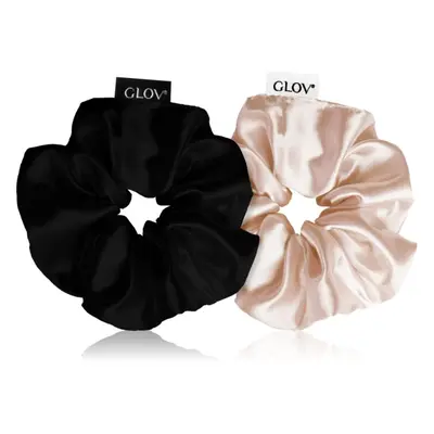 GLOV Satin Scrunchies M hajgumik Sparkling Wine/Black 2 db