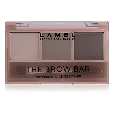 LAMEL BASIC The Brow Bar paletta a szemöldök sminkeléséhez kefével #401 4,5 g