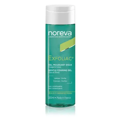 Noreva Exfoliac Gentle Foaming Gel gyengéd habos gél a problémás bőrre 200 ml