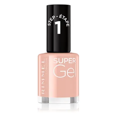 Rimmel Super Gel géles körömlakk UV/LED lámpa használata nélkül árnyalat 008 Girl Group Blush 12