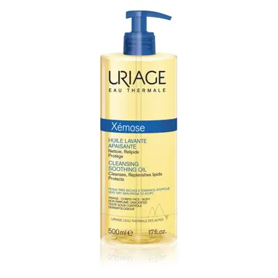 Uriage Xémose Cleansing Soothing Oil nyugtató és tisztító olaj az érzékeny száraz bőrre 500 ml