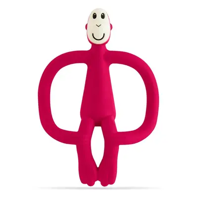 Matchstick Monkey Teething Toy and Gel Applicator rágóka 2in1 kefével Ruby 1 db